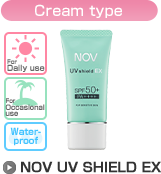 Cream type | For daily use - For recreational use - Waterproof | NOV UV SHIELD EX
