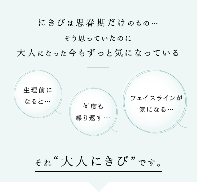 大人にきびに負けないお肌に導く ノブ ACアクティブ 初回限定お試し