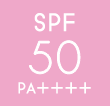 SPF 50　PA＋＋＋＋