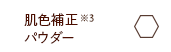 肌色補正※3パウダー
