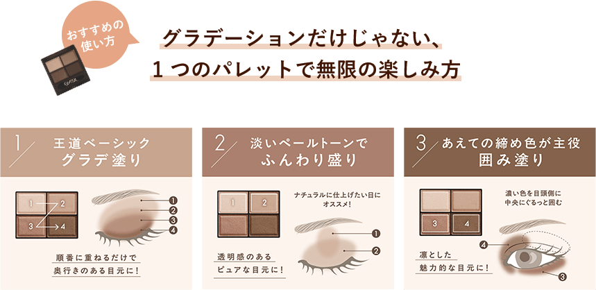 1.�����x�[�V�b�N�O���f�h�� 2.�W���y�[���g�[���łӂ���h�� 3.�����Ă̒��ߐF������͂ݓh��