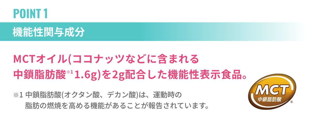 POINT1 機能性関与成分