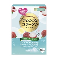 ビューパワー プラセンタ・コラーゲン<ゼリー>ライチ味(32本入)