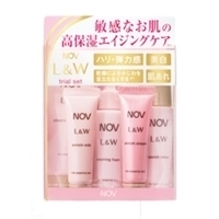 敏感肌用高保湿エイジングケアのノブ Ｌ＆Ｗ トライアルセット(お試し 