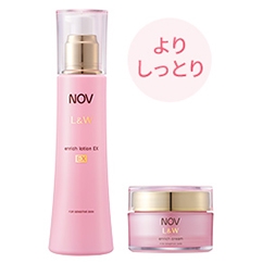 NOEVIR ノブ L&Wシリーズ クレンジングオイルジェル＆ウォッシングフォーム＆エンリッチローション＆エンリッチミルク＆エンリッチクリーム お試