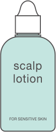 頭皮の乾燥が気になる方におすすめの頭皮用の保湿ローション（スカルプローション）をイメージしたイラスト