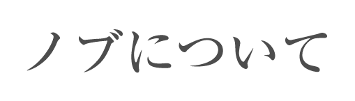 Novについて ノブ公式ブランドサイト