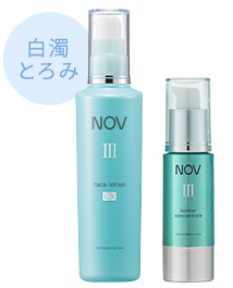 ノブ NOV Ⅲ 化粧水(白濁とろみ) 乳液 サンプル付き Amazon | NOV ノブ III フェイスローション EX (白濁とろみタイプ